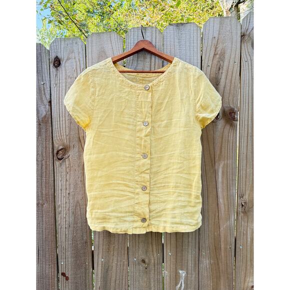 Golden Hour Linen Top - Picture 2 of 7